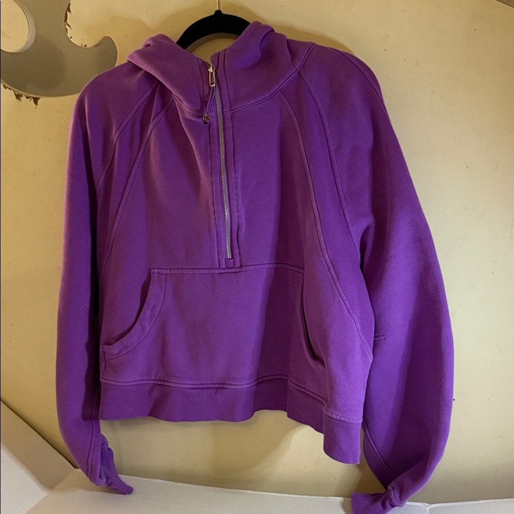 lululemon scuba half zip waist length hoodie xl/xxl